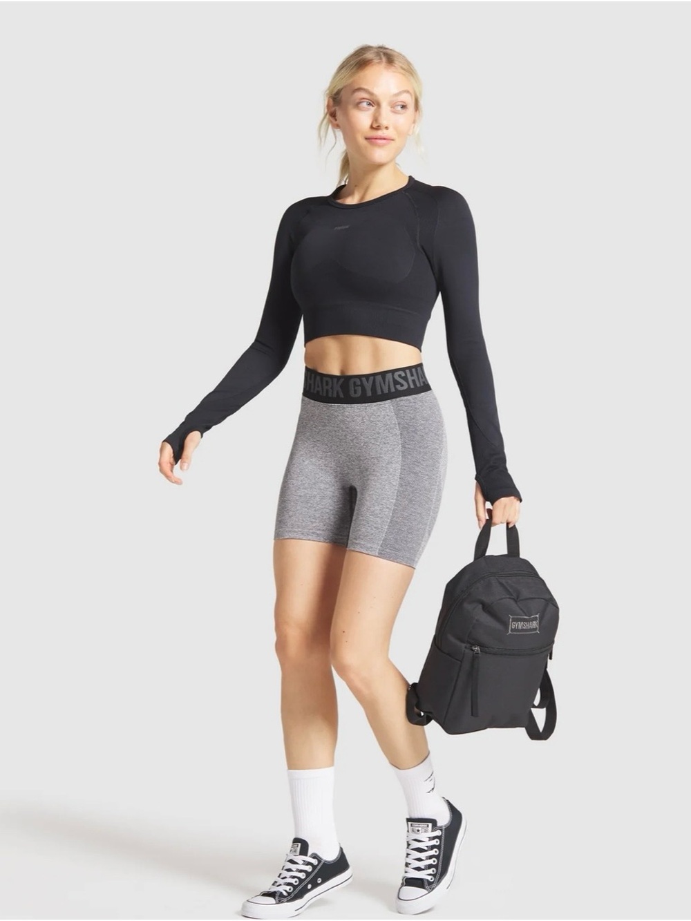 NWT Gymshark Charcoal Flex Shorts M